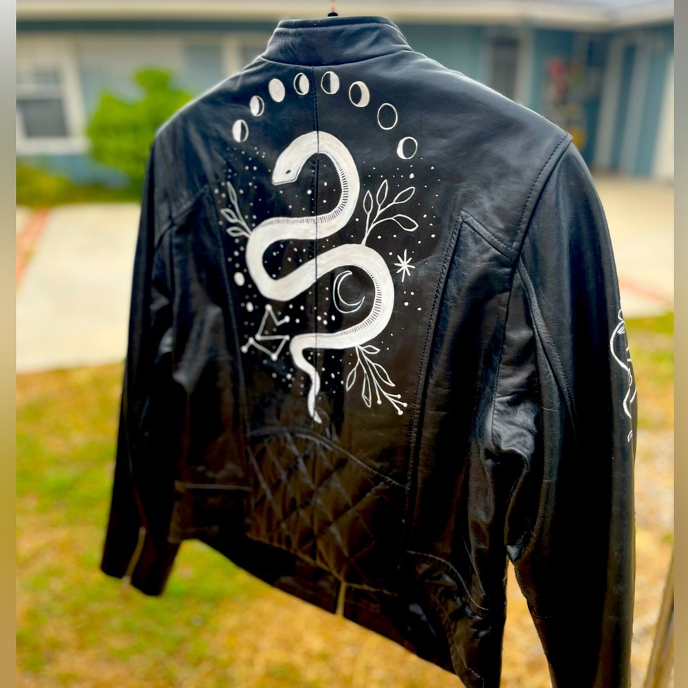 Swift Inspired Leather Jacket